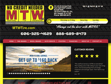 Tablet Screenshot of mtwtire.com